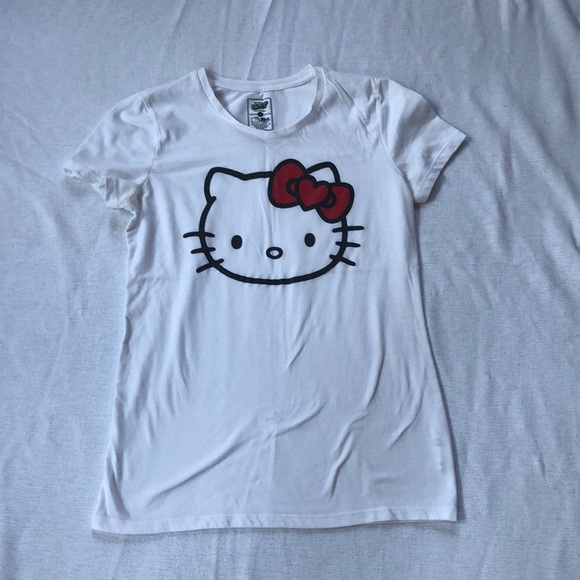 Old Navy Tops - Women’s collectible white Hello Kitty’s-shirt.